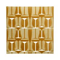 VedoNonVedo Perlage decorative element for furnishing and dividing rooms - transparent gold 1